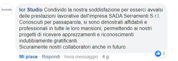 Recensione Sada Serramenti