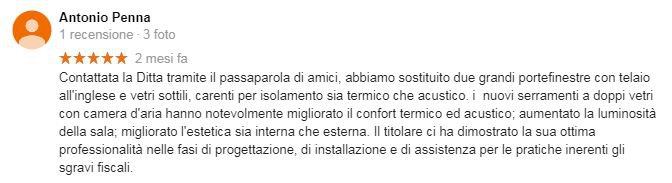 Recensione Sada serramenti Pen.
