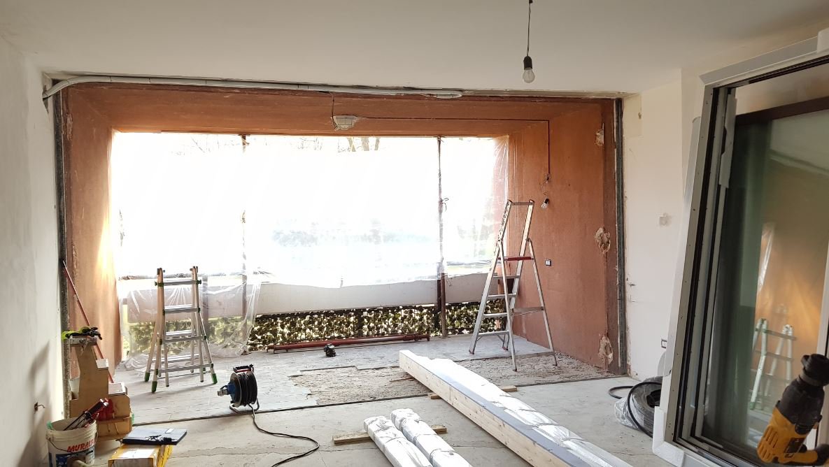 Montaggio serramento scorrevole Milano 3 Basiglio -  Sada Serramenti